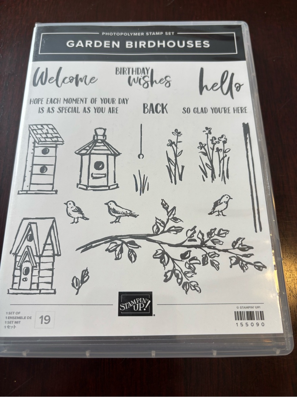 Stampin' Up! Garden Birdhouses Photopolymer Stamp Set